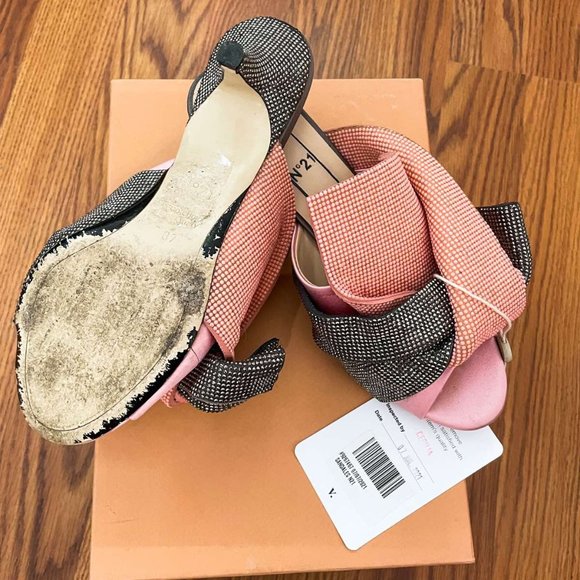 Luxury No 21 Rhinestone Low heels Size 37 - Picture 5 of 5